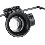 LED Light Monocular Eyeglasses Magnifier Head Magnifying Glass Loupe