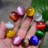 20X20 MM Cat Eye Gem Polychromatic Elastic Bracelet Lucky Bracelet