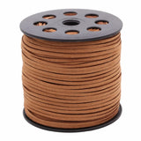 20Yard/Lot Flat Faux Suede Velvet Leather Cord DIY Rope Thread