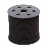 20Yard/Lot Flat Faux Suede Velvet Leather Cord DIY Rope Thread