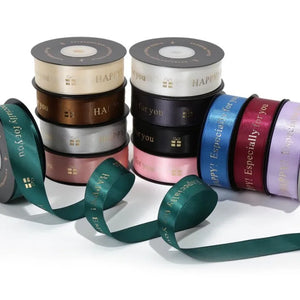 20Yards 2.5cm Especially For You Ribbon Florist Binding Ribbon