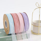 20 Yards 2.5cm Flower Bouquet Ribbon for Holiday Box