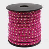 20Yds Hot Pink Suede Cord Microfiber Faux Cord 5mmx2mm
