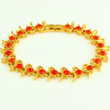 CZ Charm Bracelet Women Girls Gift