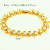 CZ Charm Bracelet Women Girls Gift