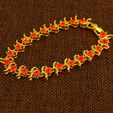 CZ Charm Bracelet Women Girls Gift