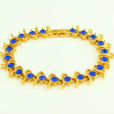 CZ Charm Bracelet Women Girls Gift
