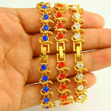 CZ Charm Bracelet Women Girls Gift