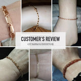 20cm Rose Gold Womens Chain Bracelet 585 Jewelry LCBB1