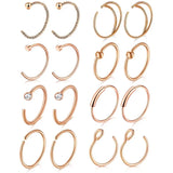 20g 8mm Stainless Steel Nose Piercing Hoop