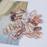 20g/Bag 8-12mm Natural Biwa Pearl Loose Bead Random Colors Decoration