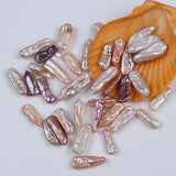 20g/Bag 8-12mm Natural Biwa Pearl Loose Bead Random Colors Decoration
