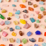 20g Macaron Broken Stone Glass Loose Beads for DIY Jewelry