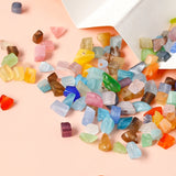 20g Macaron Broken Stone Glass Loose Beads for DIY Jewelry