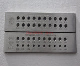 20 Holes Triangle Drawplate Jewelry Making Tool