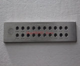 20 Holes Triangle Drawplate Jewelry Making Tool