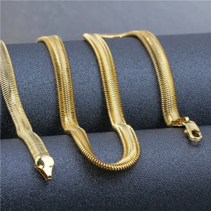 20in Snake Chain Necklace Soft Deformation Summer Vacation Jewelry 6MM