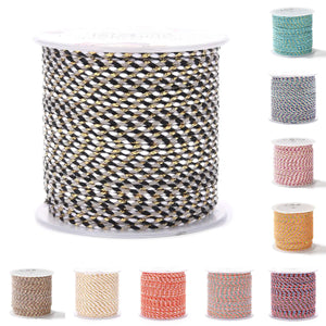 20m 1.5mm 4-Ply Cotton Cord for Macrame DIY Craft Knitting