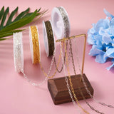 20m Brass Cable Chains Flat Oval Paperclip Necklace Chain Links