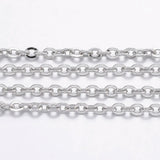 20m Stainless Steel Cable Chain Roll for Necklace Bracelet DIY Jewelry Making