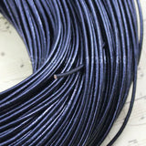 20m/lot 2mm Round Leather Cord for Jewelry Craft DIY, Necklace Bracelet Making