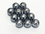 20mm 100pcs Chunky Grey Pearl Acrylic Beads for Jewelry Making
