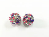 Colorful Rhinestone Ball Beads for Kids Jewelry