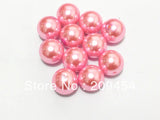 20mm Pink Chunky Round Pearl Acrylic Beads Lot
