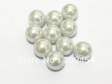 20mm 100pcs Chunky Round Acrylic Pearl Beads Kids Jewelry Making