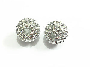 100pcs 20mm Rhinestone Beads for Kids Jewelry Making