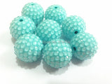 20mm 100pcs TQ-color Resin Rhinestone Beads