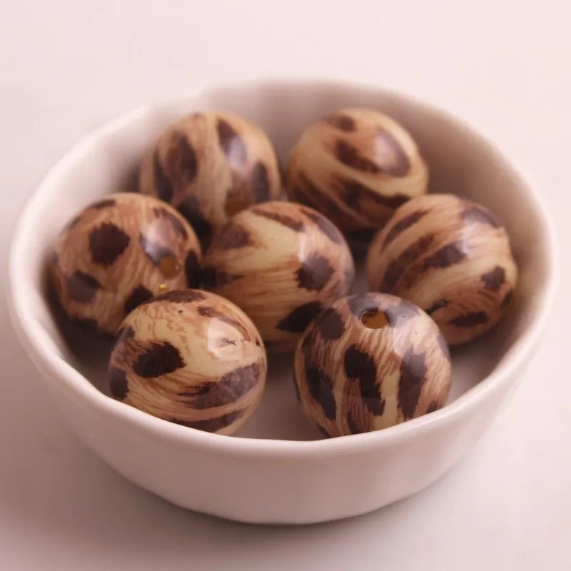 20mm 100pcs/lot acrylic Animal paw beads for Chunky Necklace