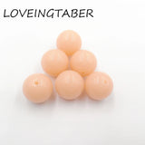 20mm 105pc/bag Peach Chunky Acrylic Jelly Beads for Kids Jewelry
