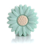 10Pcs Cartoon Flower Silicone Chew Beads for Jewelry Making