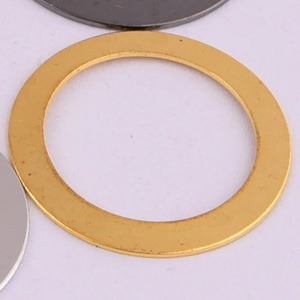 20mm 10pcs Antique Copper Ring Charms for DIY Necklace Making