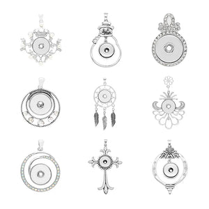 20mm 18mm Snap Button Pendants DIY Jewelry 5pcs/lot KD3034