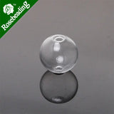 20mm Small Glass Globe 2 Holes Caliber 3mm 10pcs/lot