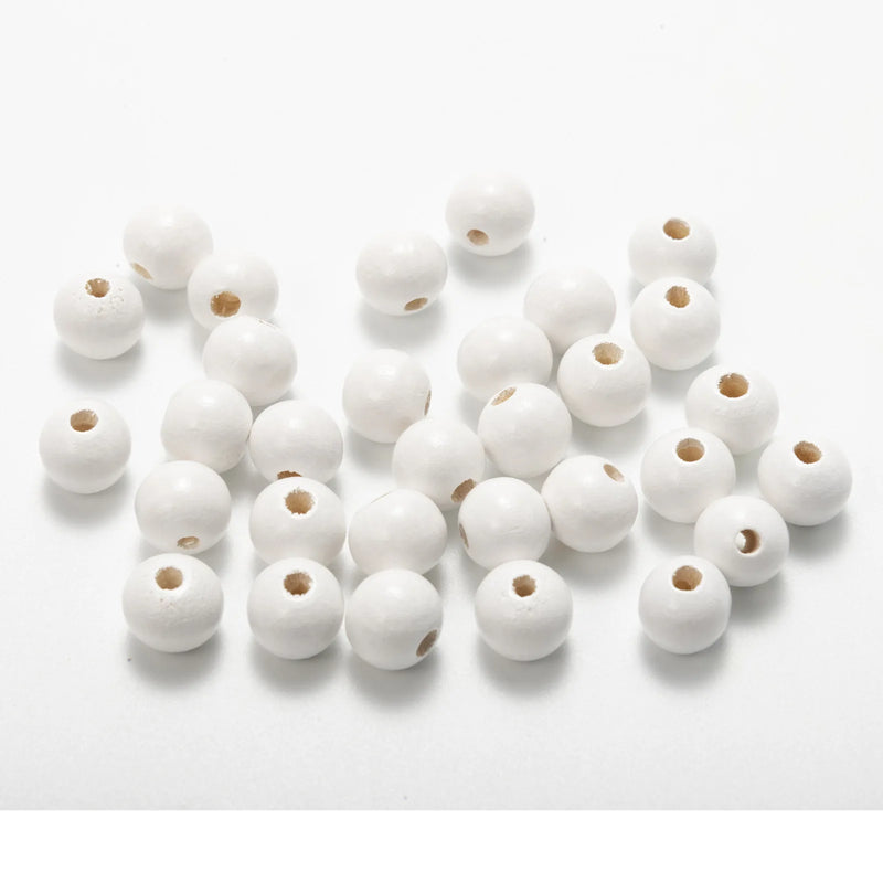 20mm 20pcs Wooden Spacer Beads for Jewelry Making