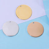 20mm 25mm Blank Stamping Round Discs Stainless Steel Charm Disk