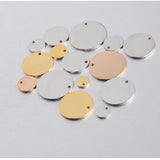 20mm 25mm Blank Stamping Round Discs Stainless Steel Charm Disk