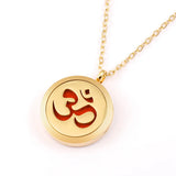 Magnetic Oil Diffuser Pendant Necklace 316L Stainless Steel Aromatherapy Jewelry