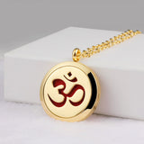 Magnetic Oil Diffuser Pendant Necklace 316L Stainless Steel Aromatherapy Jewelry
