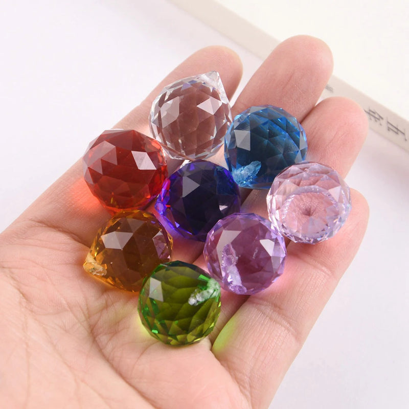 Teardrop Prism Faceted Chandelier Crystal Glass Bead 20mm 30mm 40mm