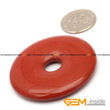 20mm 40mm 50mm Red Jaspers Donut Shape Bead Natural Stone DIY Jewelry Making