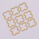 20mm 5pcs Copper Flower Leaves Pendant Charms for Earring Making