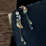 20mm Austria Moon Pendant 6722 Charms Crystal Glass Beads Rhinestone Gems