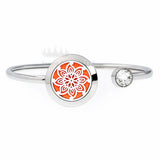 Aroma Locket Bangle Essential Oils Diffuser Bracelet