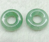 20mm Tiger Eye Opal Circle Donut Charms Pendants 12pcs