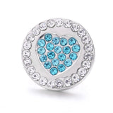 20mm LOVE Metal Snap Button Jewelry DIY Bracelet XH2120