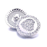 20mm LOVE Metal Snap Button Jewelry DIY Bracelet XH2120